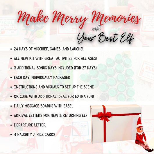 Holiday Magic Themed Elf Kit- 2026 Christmas Elf Kit - 24 days Counting Elf