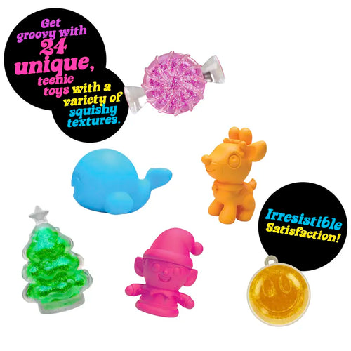 HappySqueeze™ - Holiday Advent Calendar with 24 Fun Fidget Toys